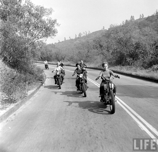 curveunit1949 A mostly girl ride in the mountains above Los Angeles